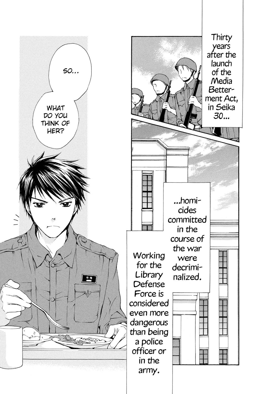 Toshokan Sensou: Love & War Chap 1 - Next Chap 2