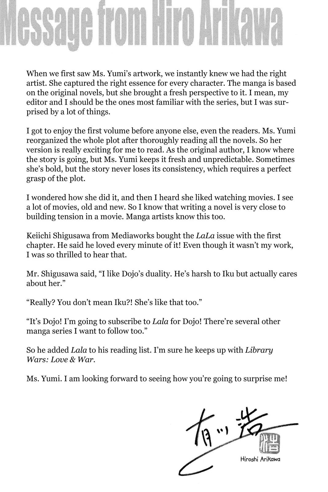 Toshokan Sensou: Love & War Chap 1 - Next Chap 2