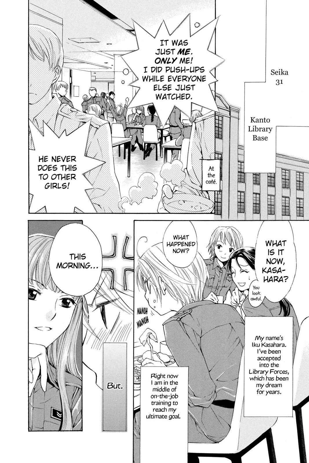 Toshokan Sensou: Love & War Chap 1 - Next Chap 2