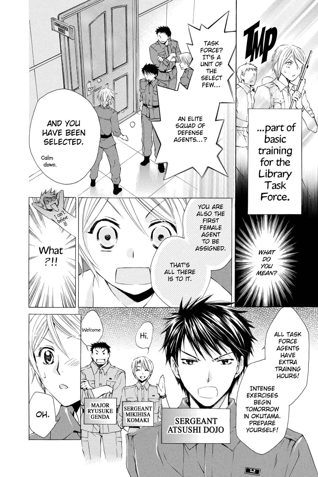 Toshokan Sensou: Love & War Chap 1 - Next Chap 2