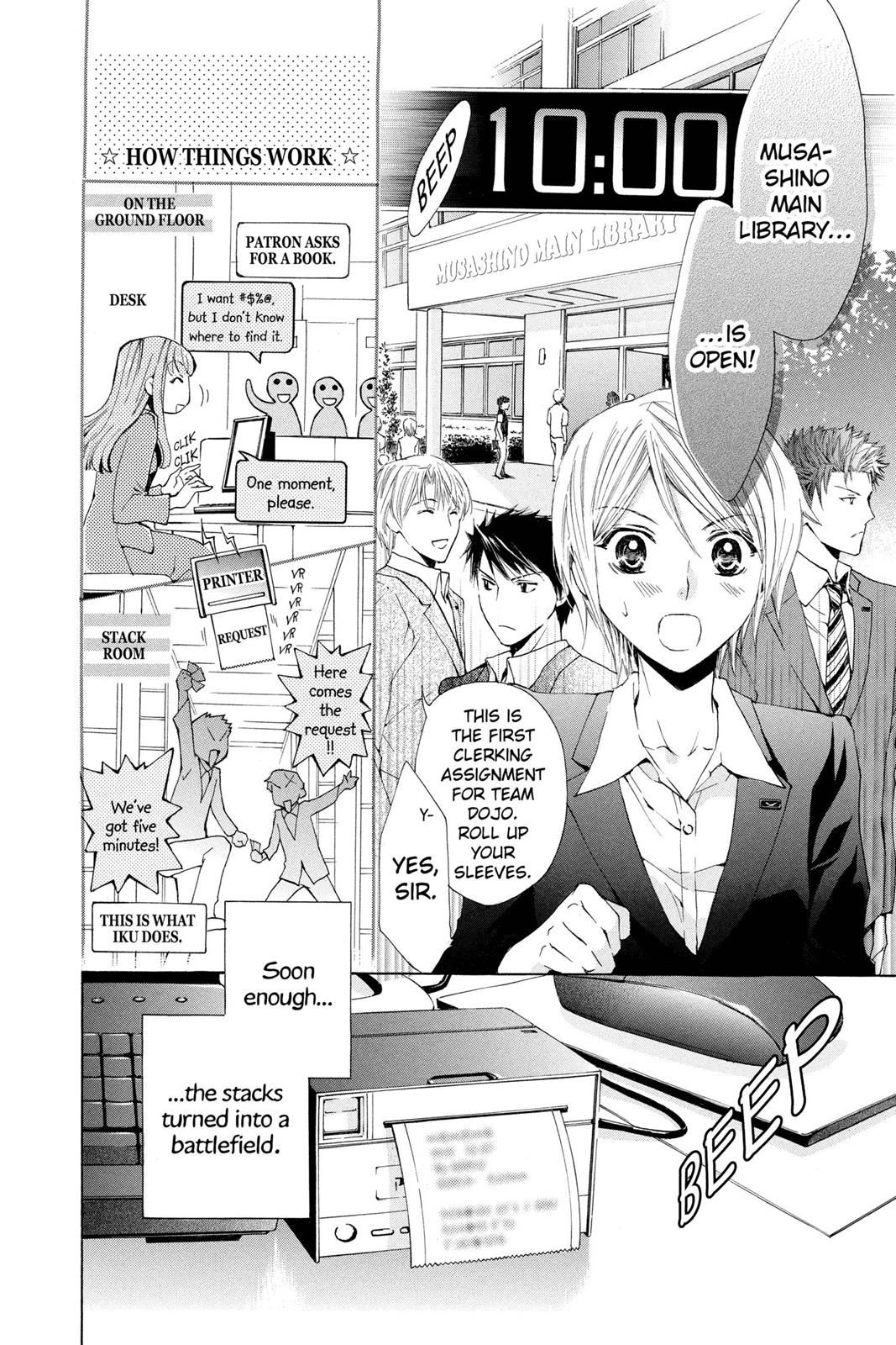 Toshokan Sensou: Love & War Chap 1 - Next Chap 2