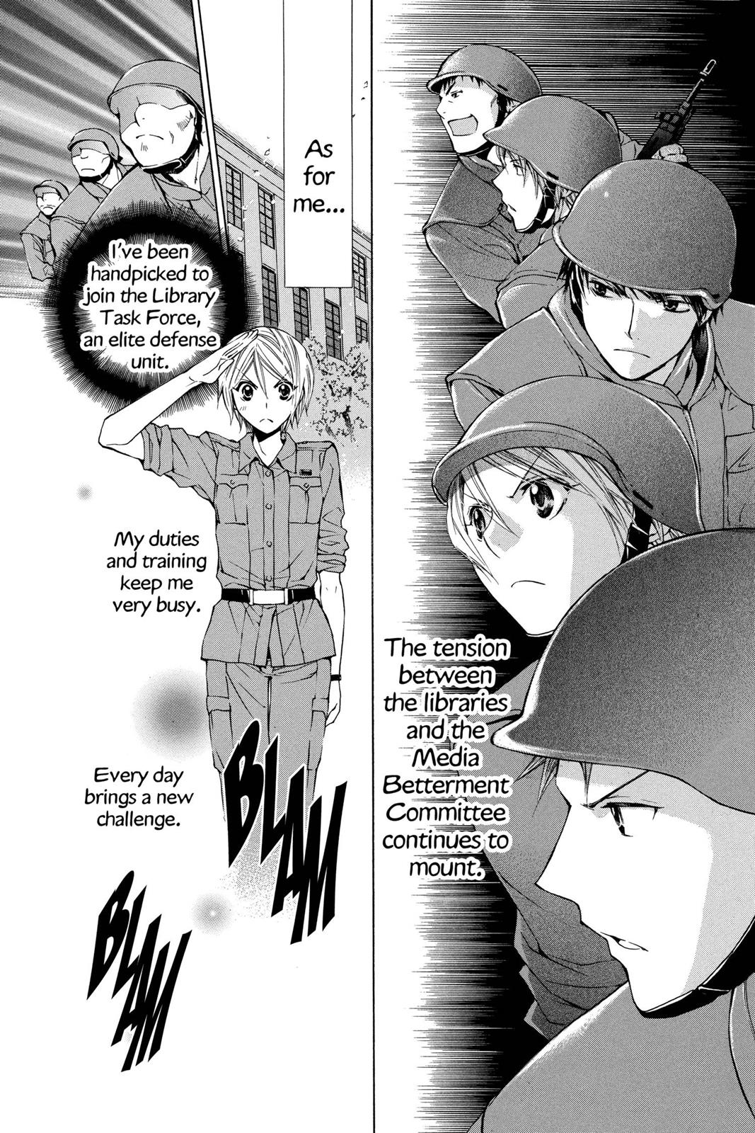 Toshokan Sensou: Love & War Chap 2 - Next Chap 3