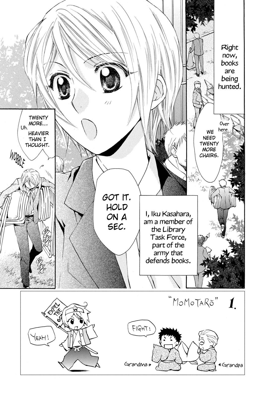 Toshokan Sensou: Love & War Chap 3 - Next Chap 4