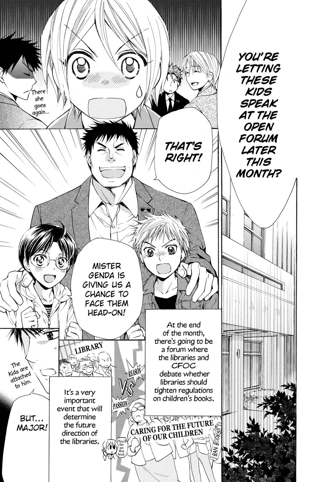 Toshokan Sensou: Love & War Chap 3 - Next Chap 4