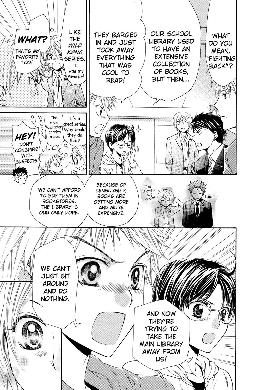 Toshokan Sensou: Love & War Chap 3 - Next Chap 4