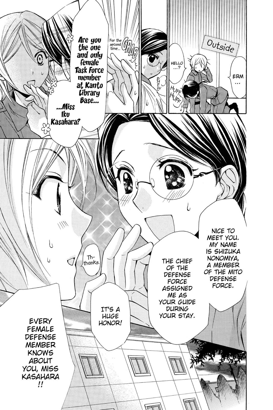 Toshokan Sensou: Love & War Chap 10 - Next Chap 11