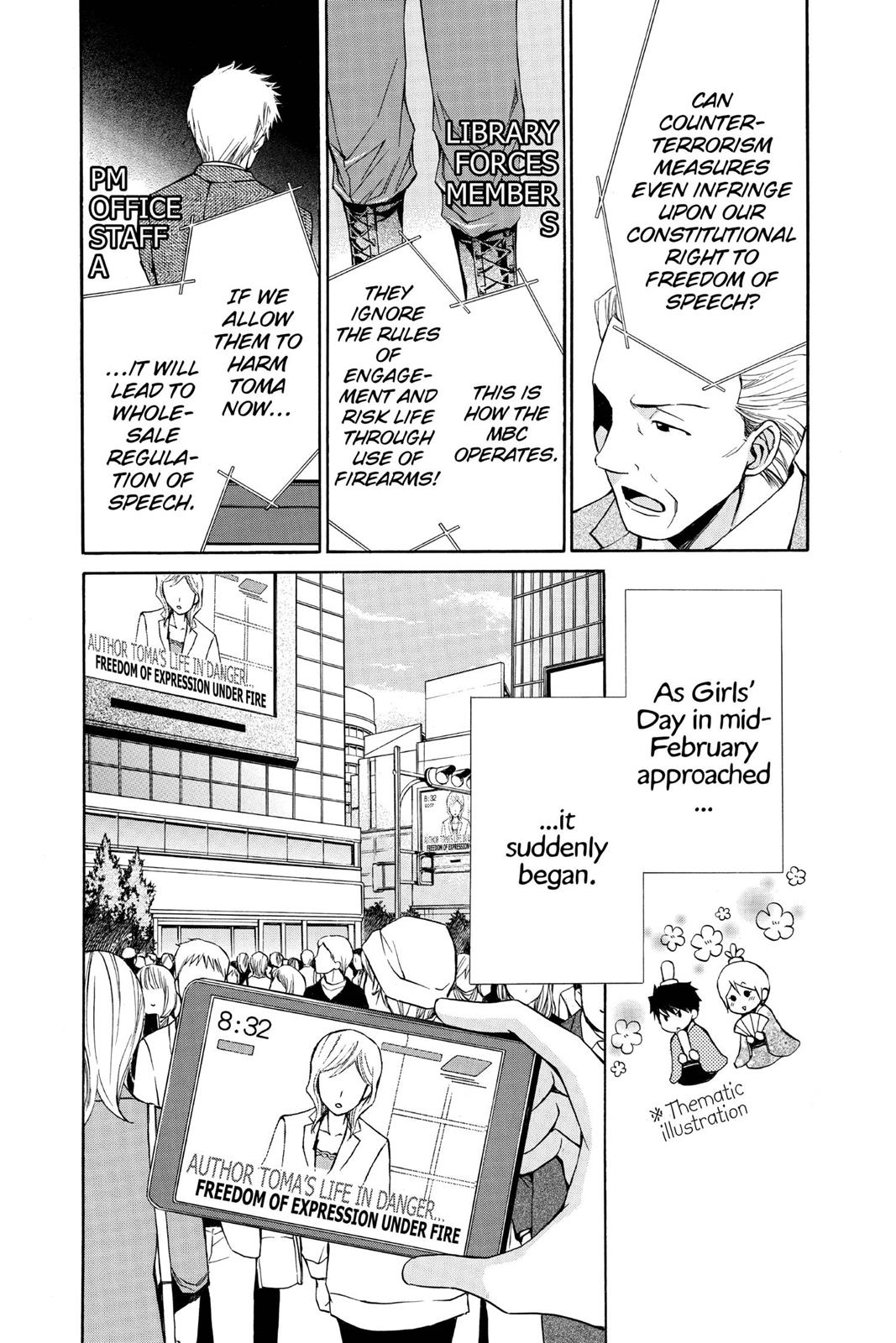 Toshokan Sensou: Love & War Chap 13 - Next Chap 14