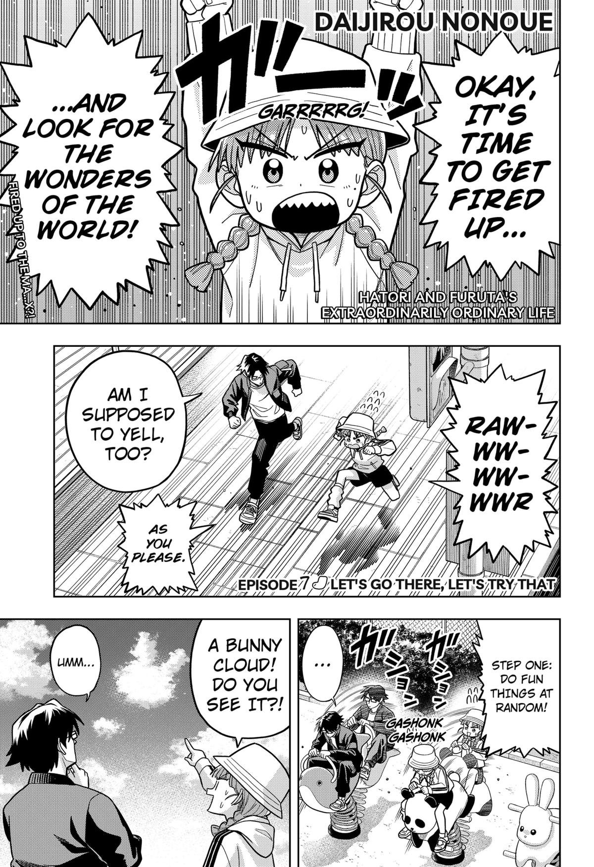 Hatori to Furuta no Hinichijou Sahanji Chap 7 - Next Chap 8