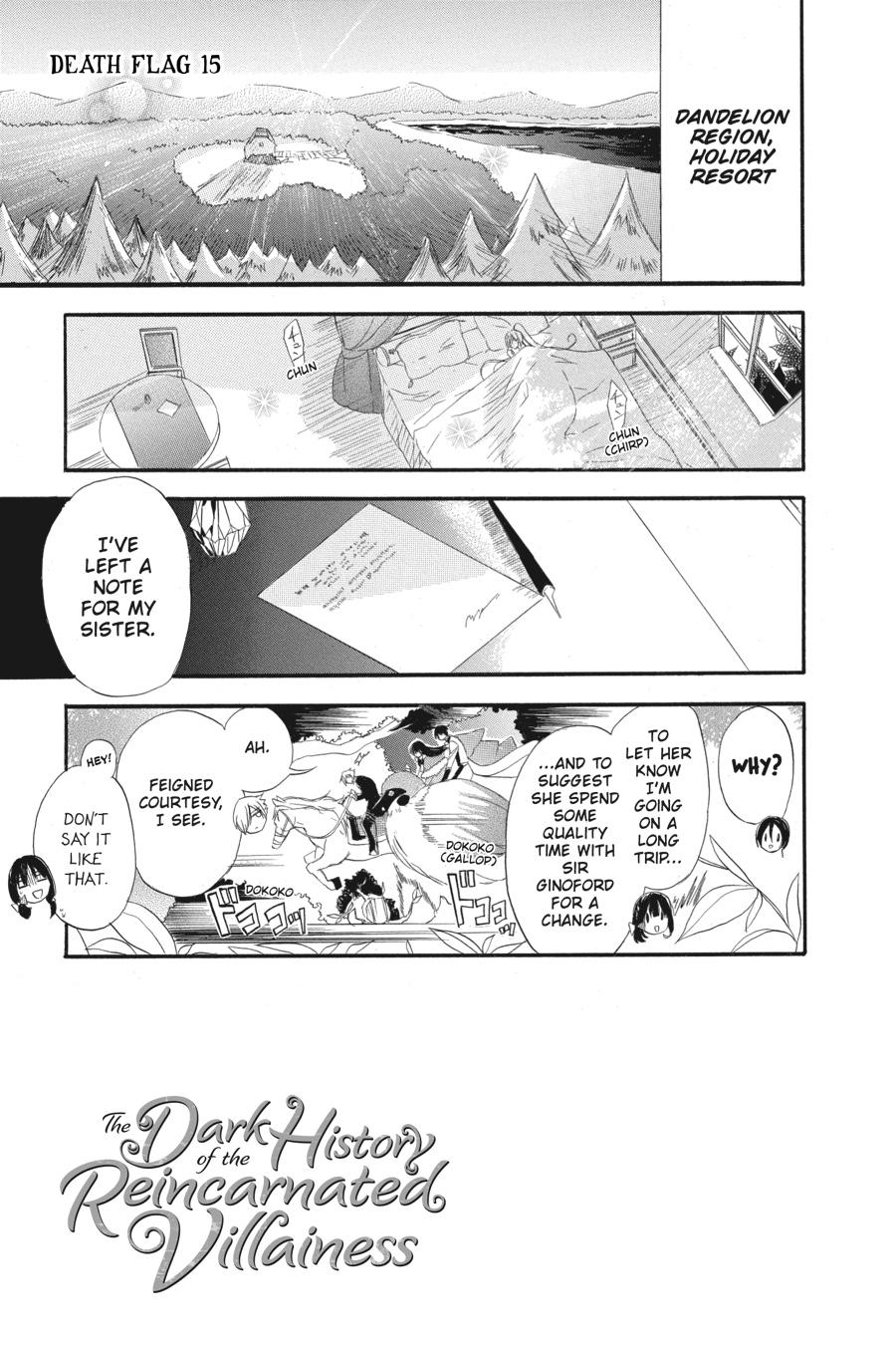 Tensei Akujo no Kuro Rekishi Chap 15 - Next Chap 16