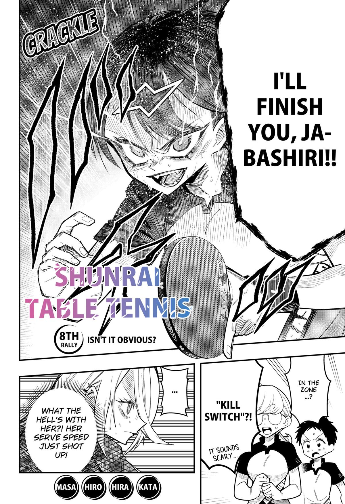 Shunrai Table Tennis Chap 8 - Next Chap 9