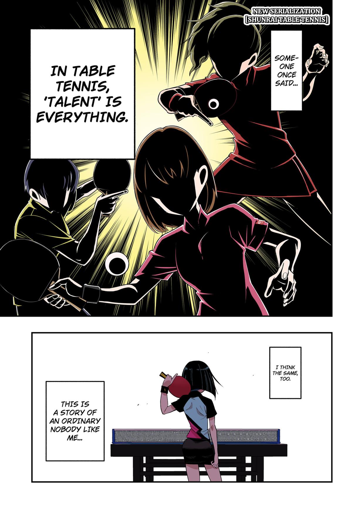 Shunrai Table Tennis Chap 1 - Next Chap 2