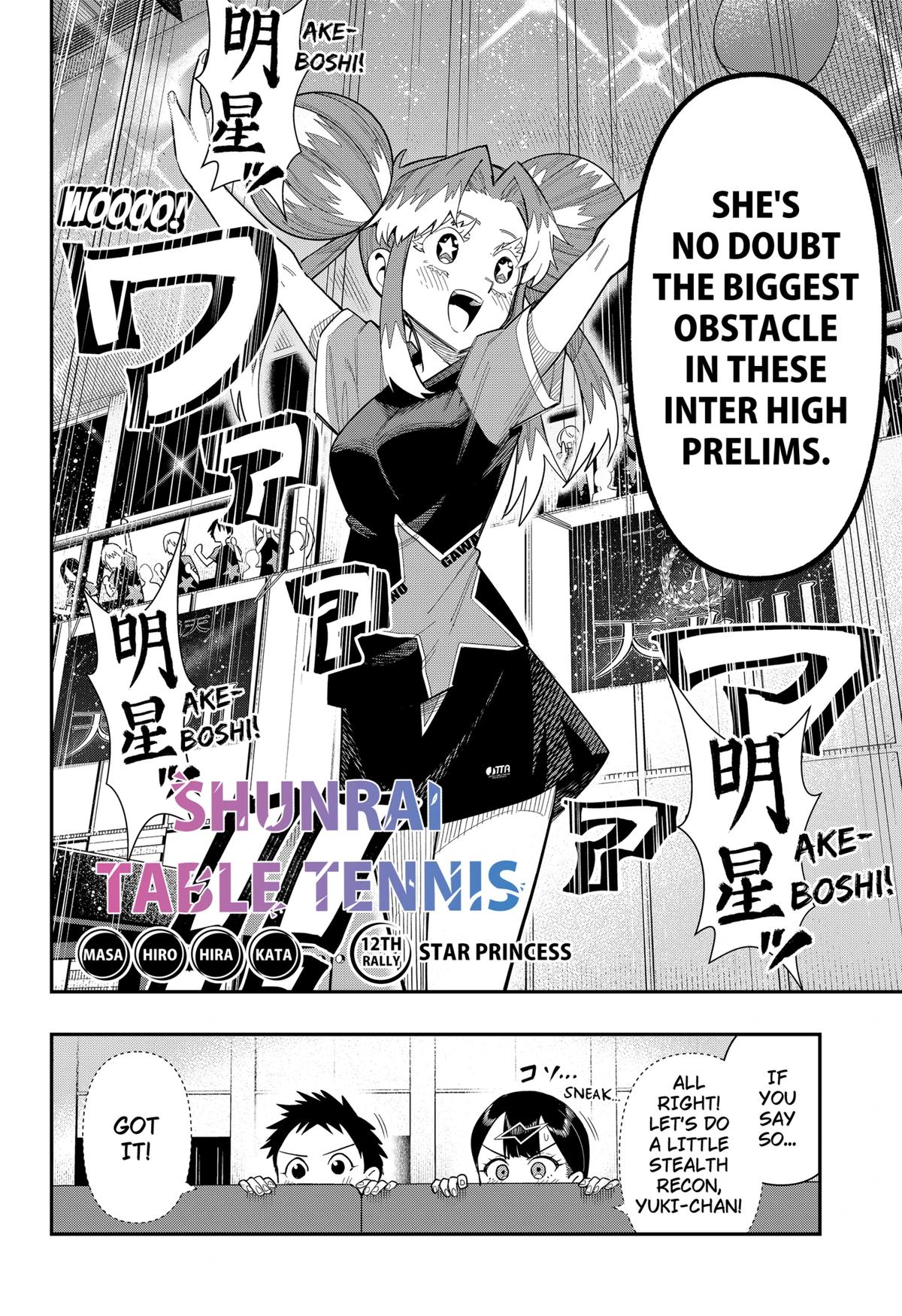 Shunrai Table Tennis Chap 12 - Next Chap 13
