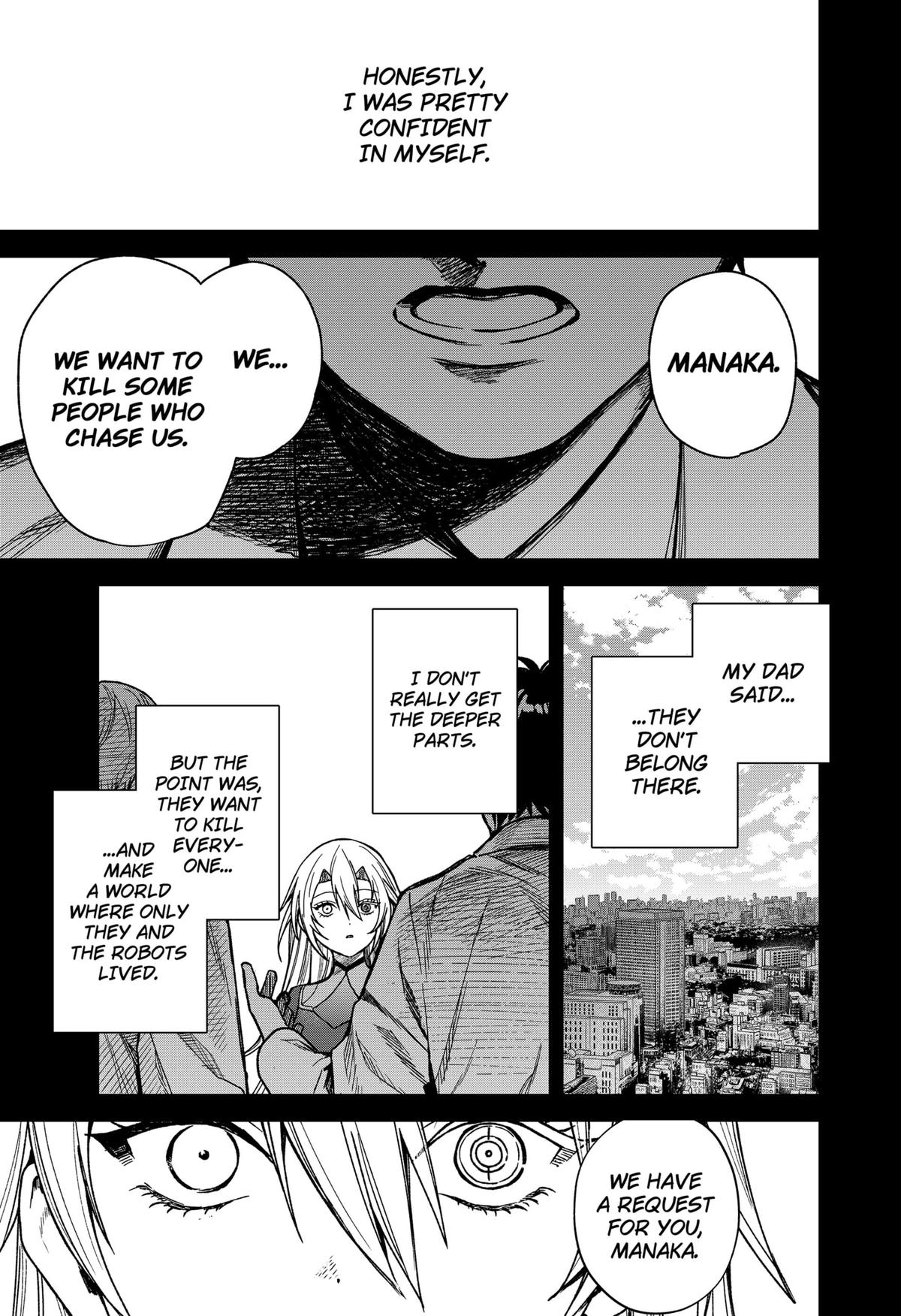 Satsuriku Robot to Hito no Manaka Chap 4 - Next Chap 5