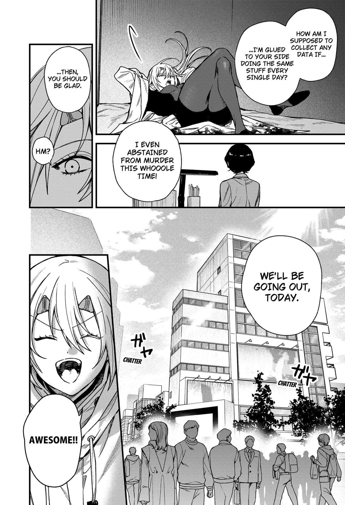 Satsuriku Robot to Hito no Manaka Chap 3 - Next Chap 4