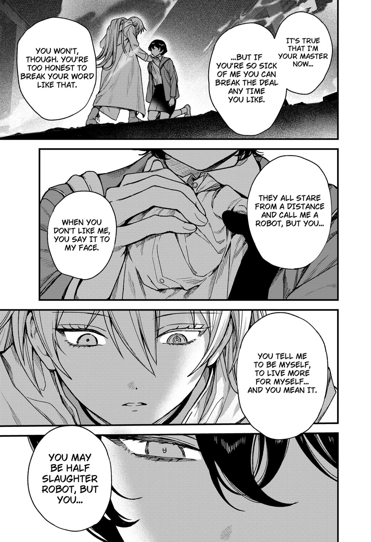 Satsuriku Robot to Hito no Manaka Chap 3 - Next Chap 4