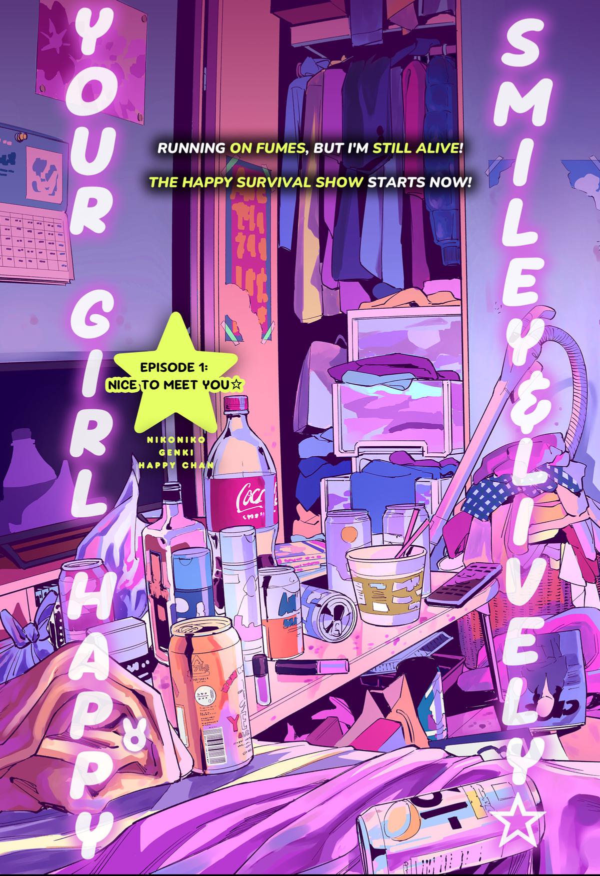 Nikoniko Genki☆Happy-chan Chap 1 - Next Chap 2