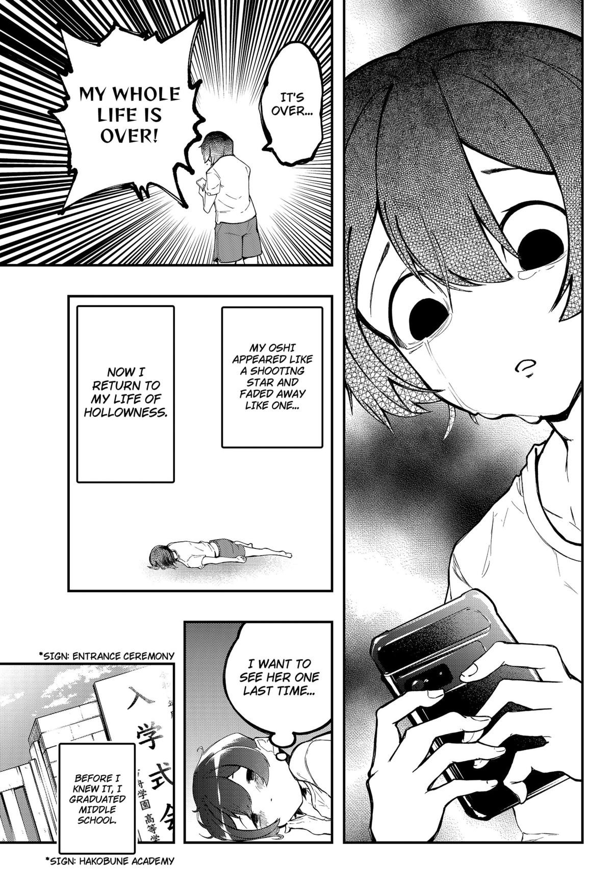 Sayonara Boku no Idol Chap 1 - Next Chap 2