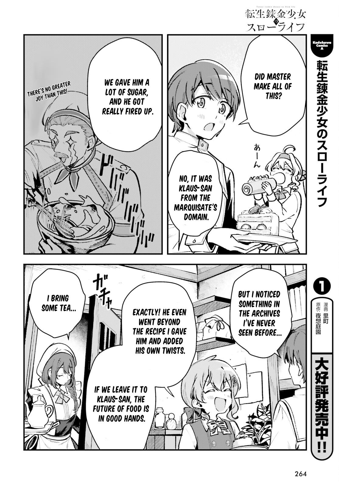 Tensei Renkin Shoujo no Slow Life Chap 9 - Next Chap 10