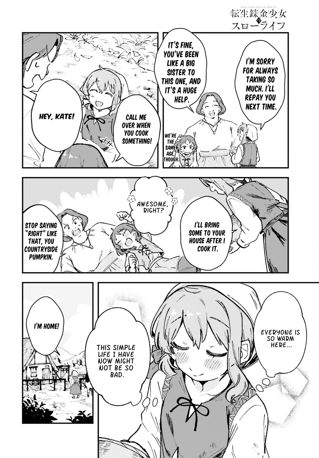 Tensei Renkin Shoujo no Slow Life Chap 1 - Next Chap 2