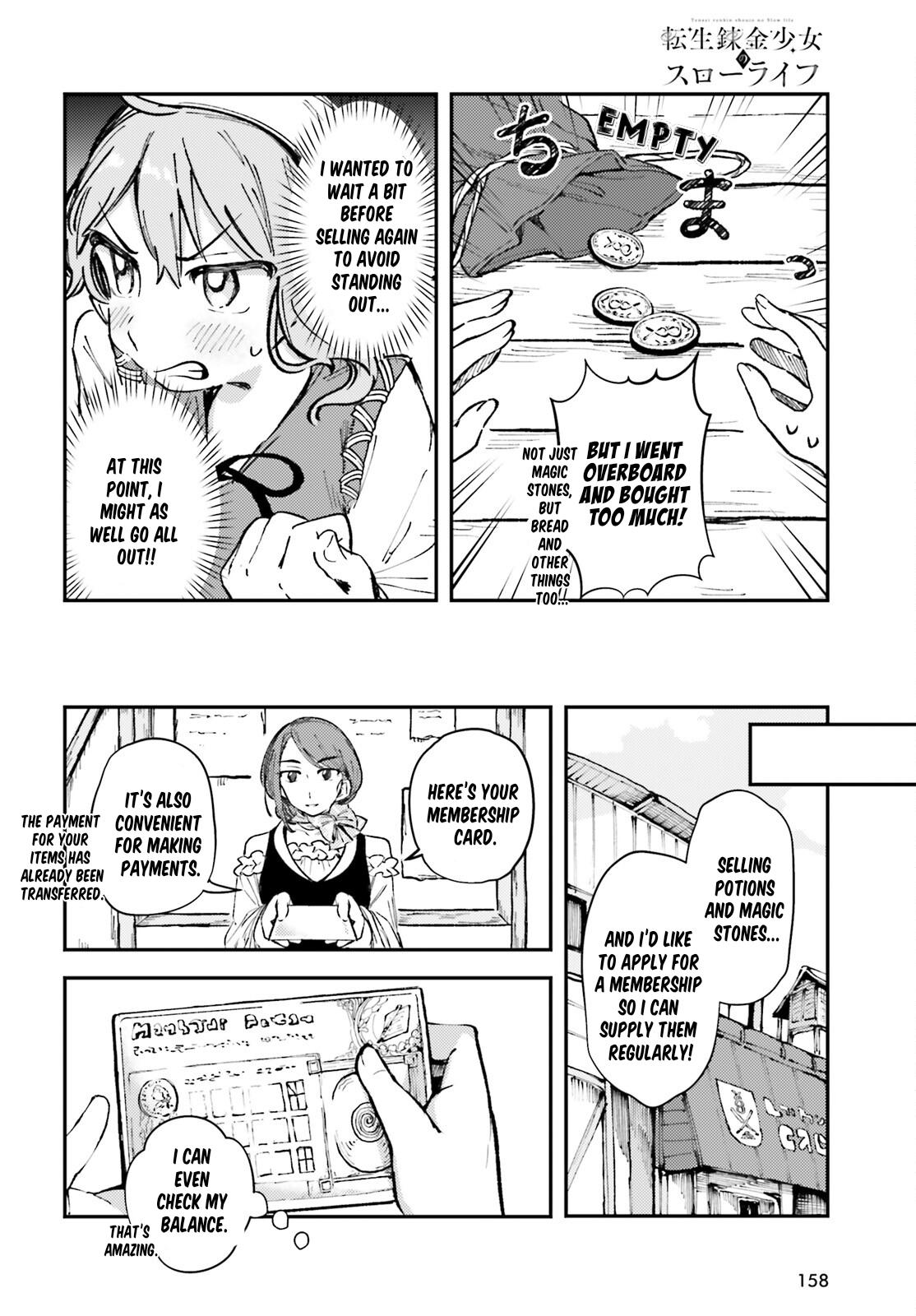 Tensei Renkin Shoujo no Slow Life Chap 1 - Next Chap 2