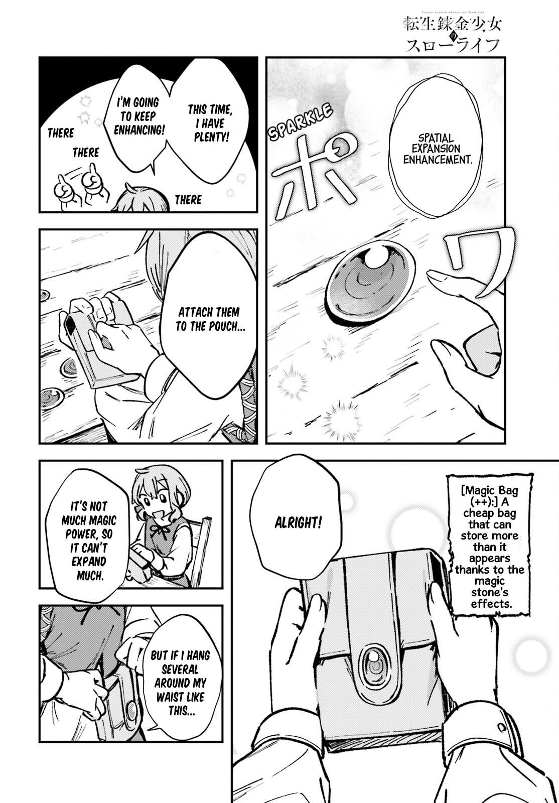 Tensei Renkin Shoujo no Slow Life Chap 1 - Next Chap 2