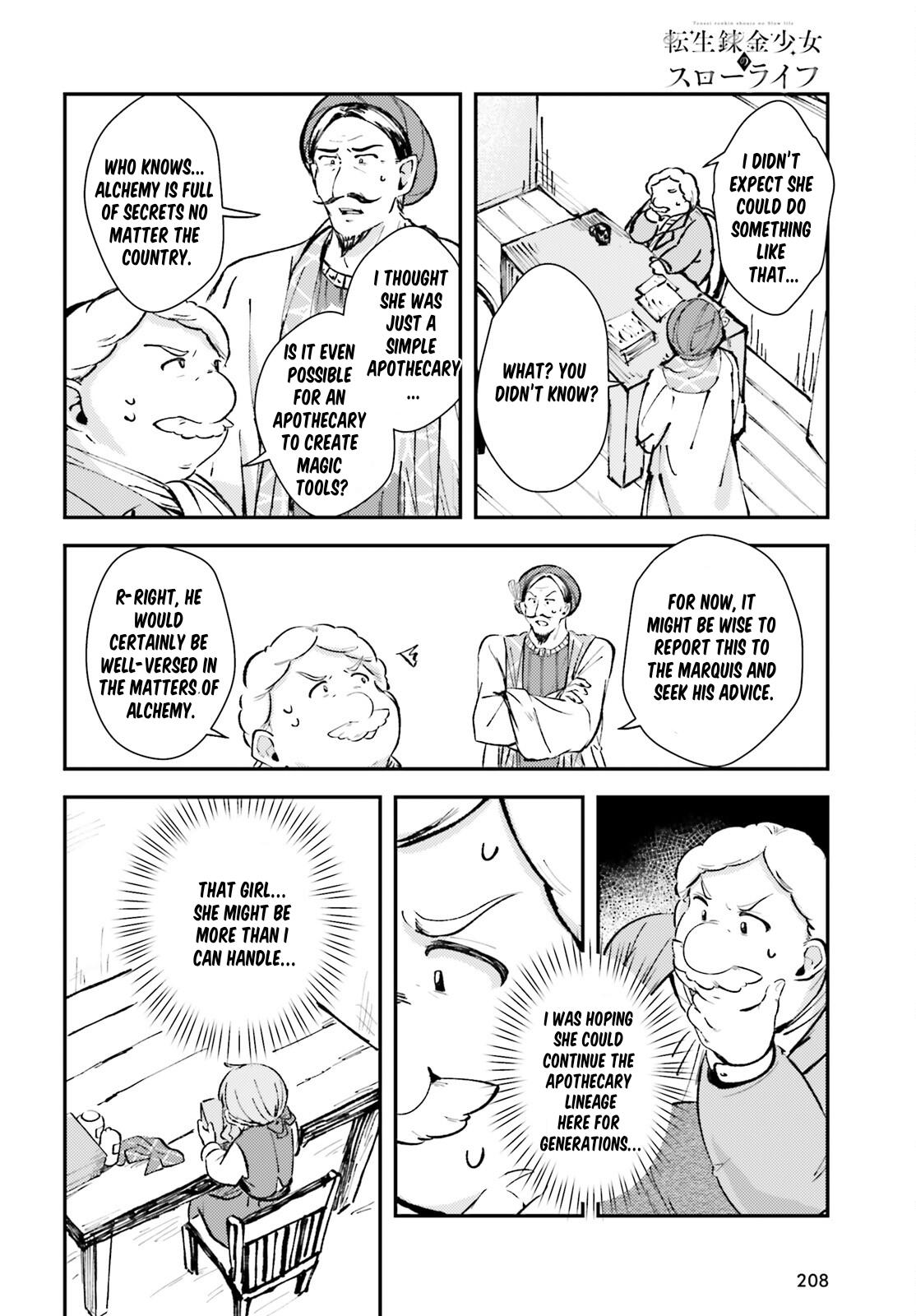 Tensei Renkin Shoujo no Slow Life Chap 2 - Next Chap 3