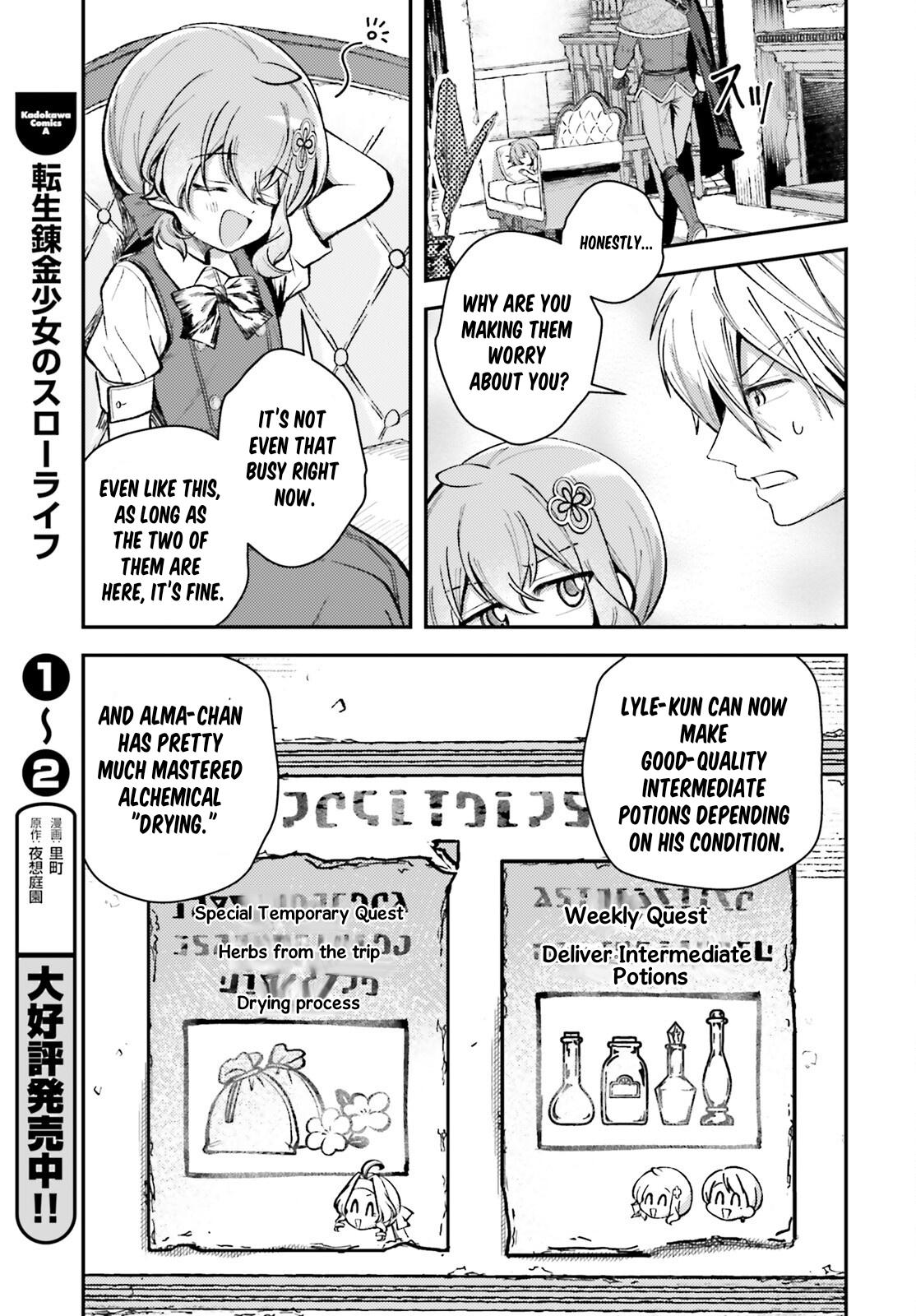 Tensei Renkin Shoujo no Slow Life Chap 15 - Next Chap 16