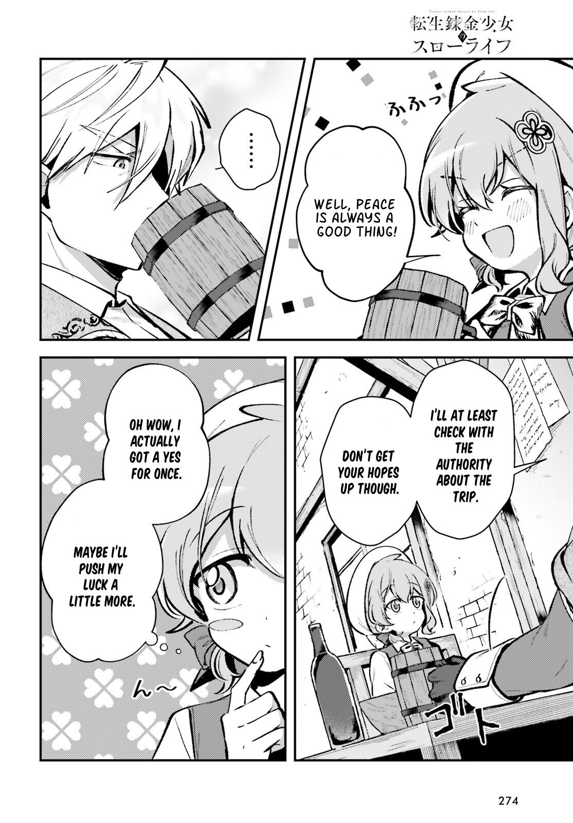 Tensei Renkin Shoujo no Slow Life Chap 12 - Next Chap 13