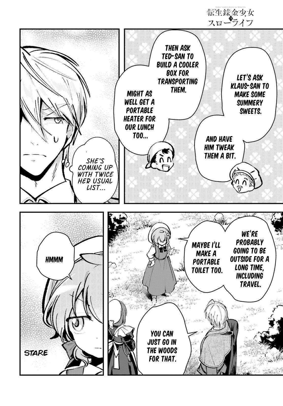 Tensei Renkin Shoujo no Slow Life Chap 13.1 - Next Chap 14.1