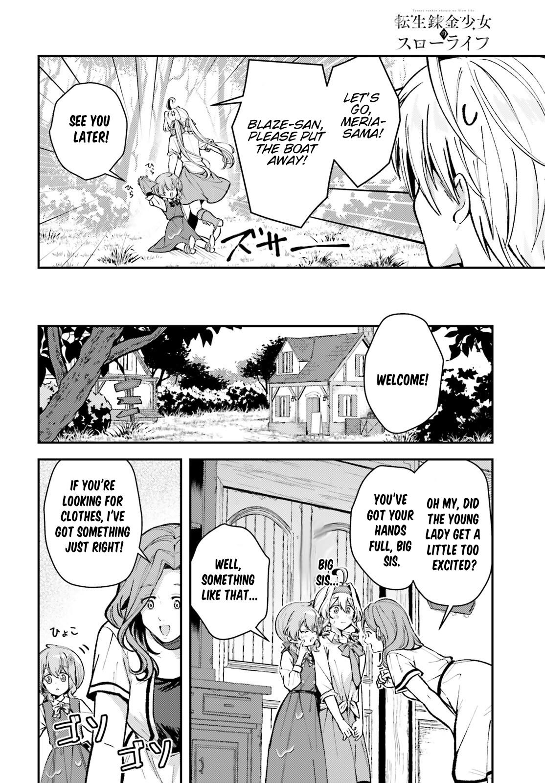 Tensei Renkin Shoujo no Slow Life Chap 13.2 - Next Chap 14.2