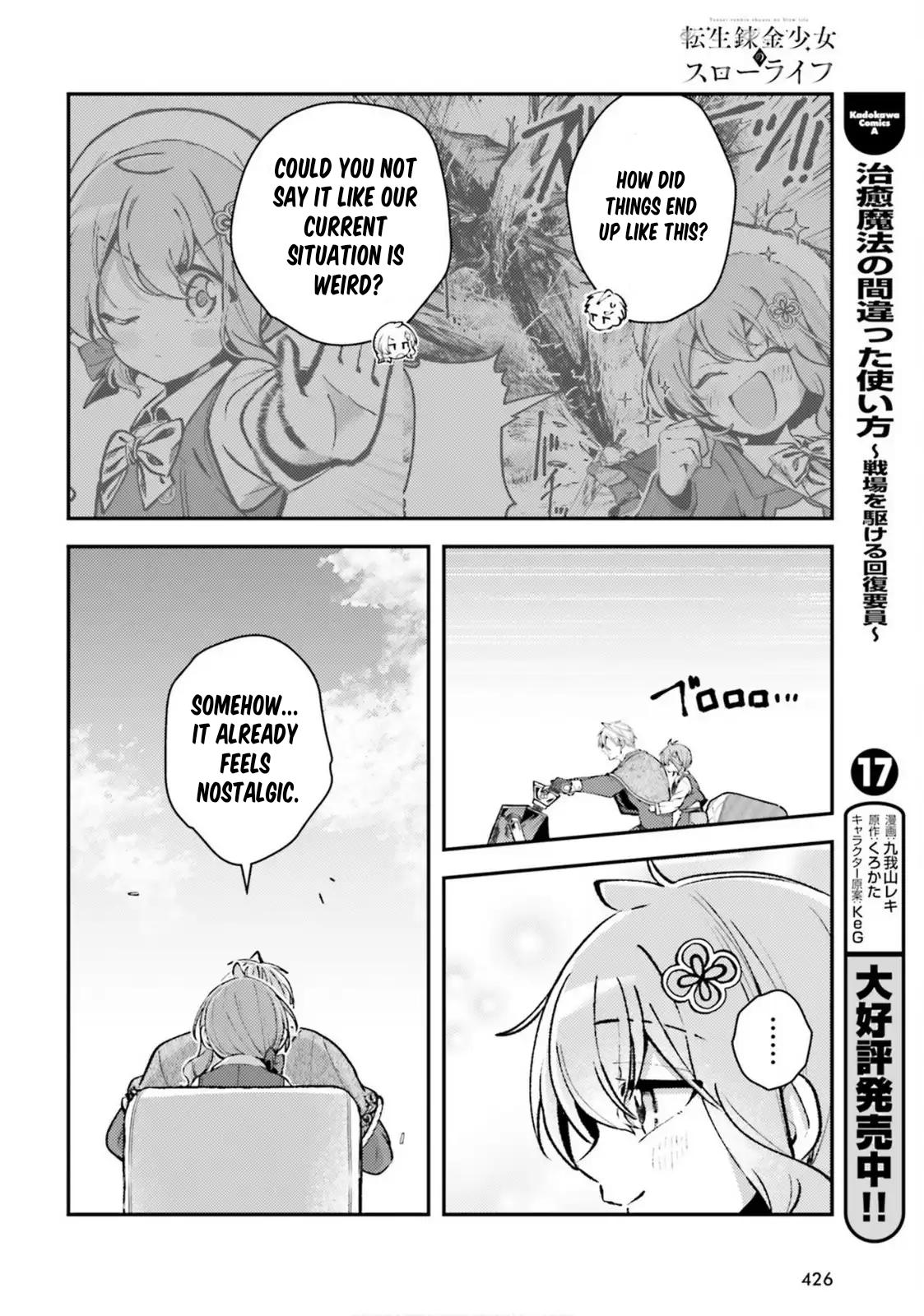 Tensei Renkin Shoujo no Slow Life Chap 20 - Next Chap 21