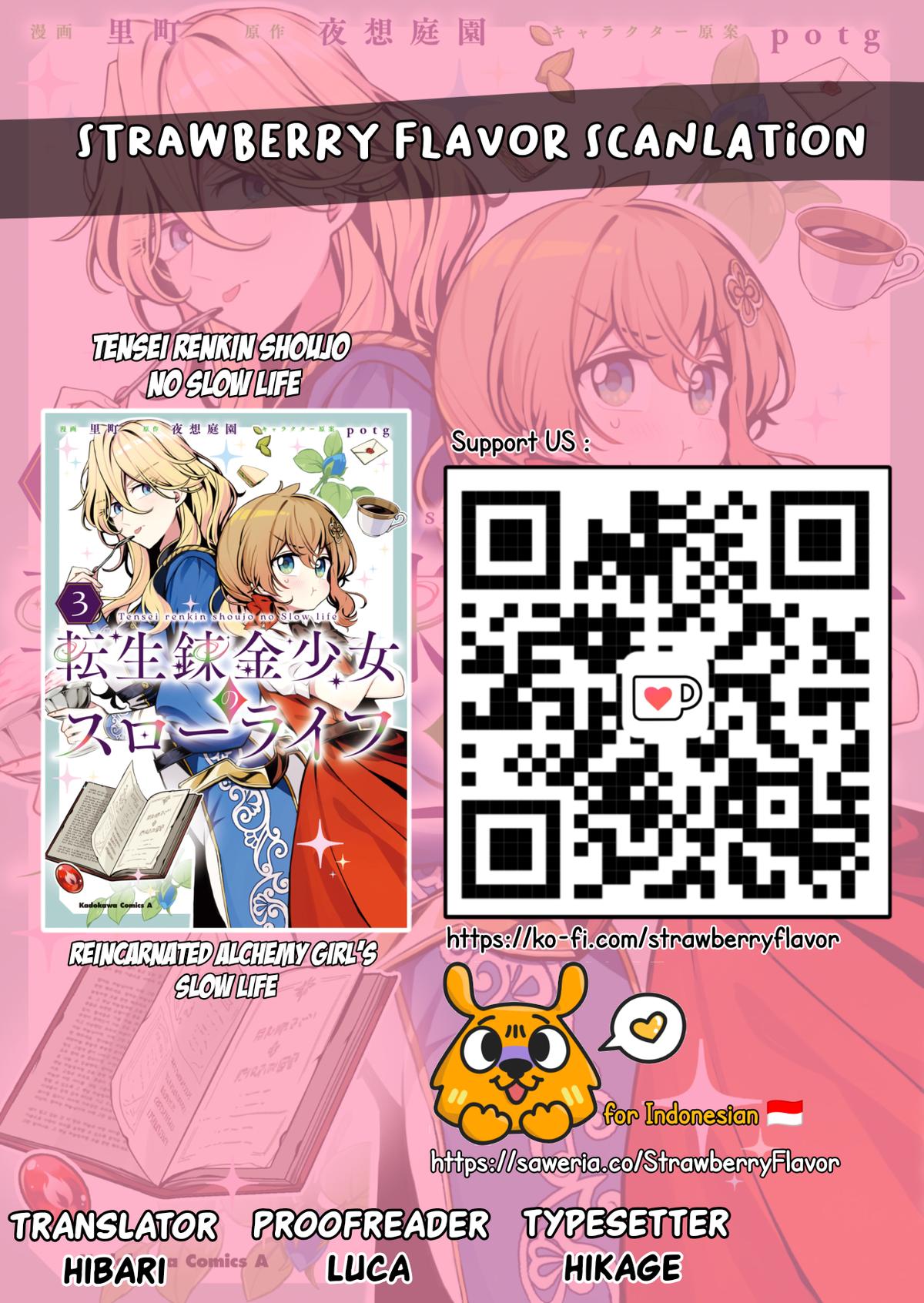 Tensei Renkin Shoujo no Slow Life Chap 23 - Next Chap 24