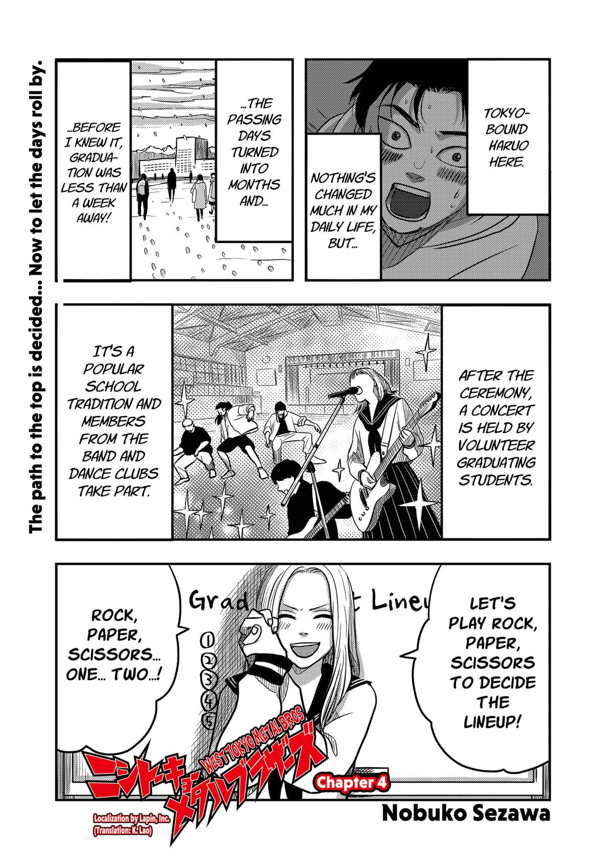 Nishi Tokyo Metal Brothers Chap 4 - Next Chap 5