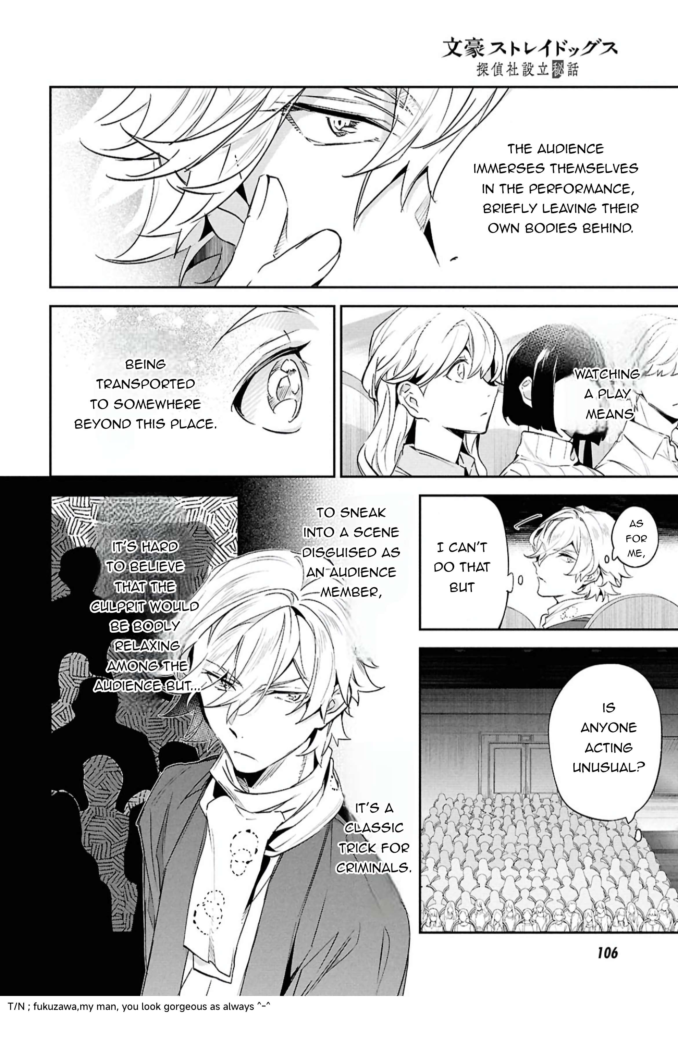 Bungou Stray Dogs: Tanteisha Setsuritsu Hiwa Chap 7 - Next Chap 8