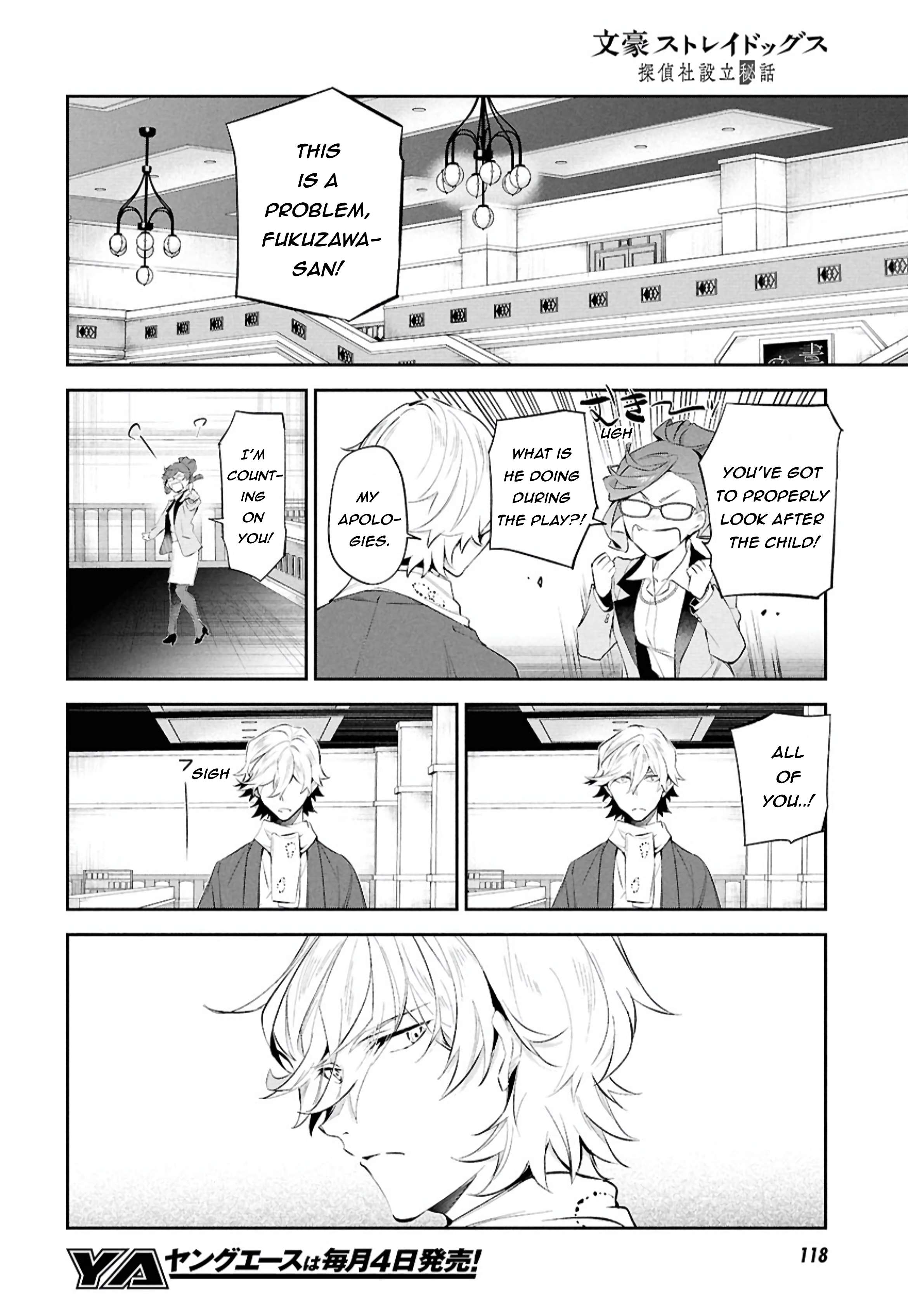 Bungou Stray Dogs: Tanteisha Setsuritsu Hiwa Chap 7 - Next Chap 8