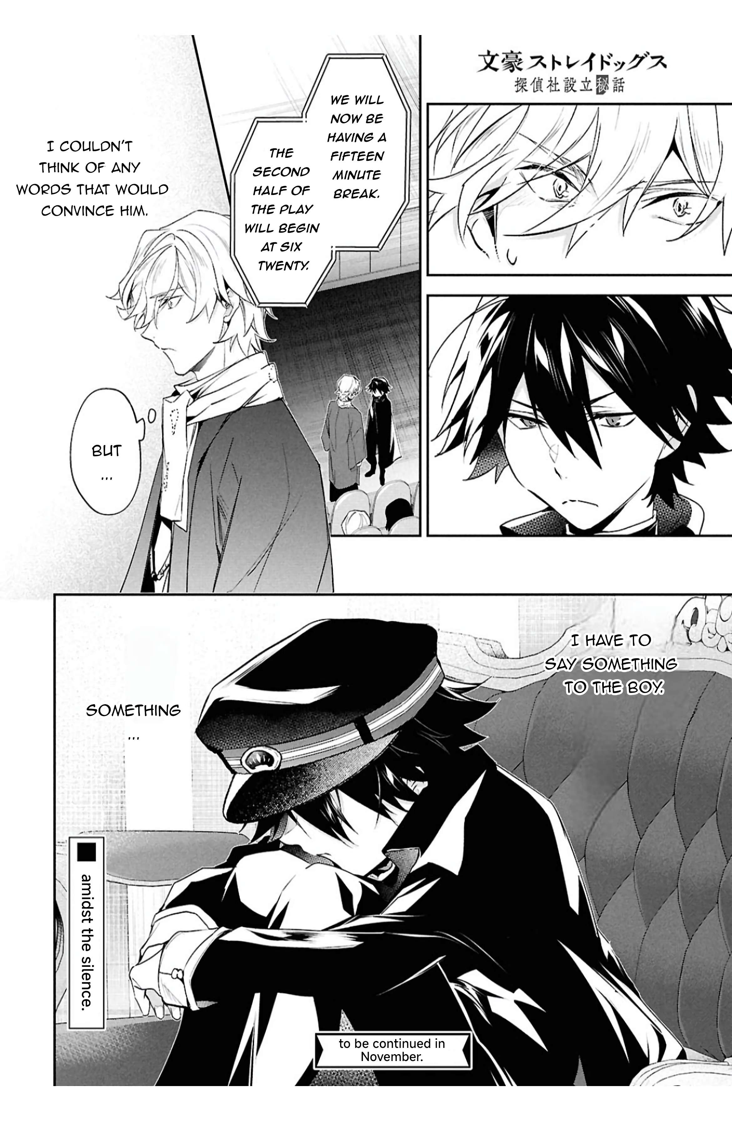 Bungou Stray Dogs: Tanteisha Setsuritsu Hiwa Chap 7 - Next Chap 8