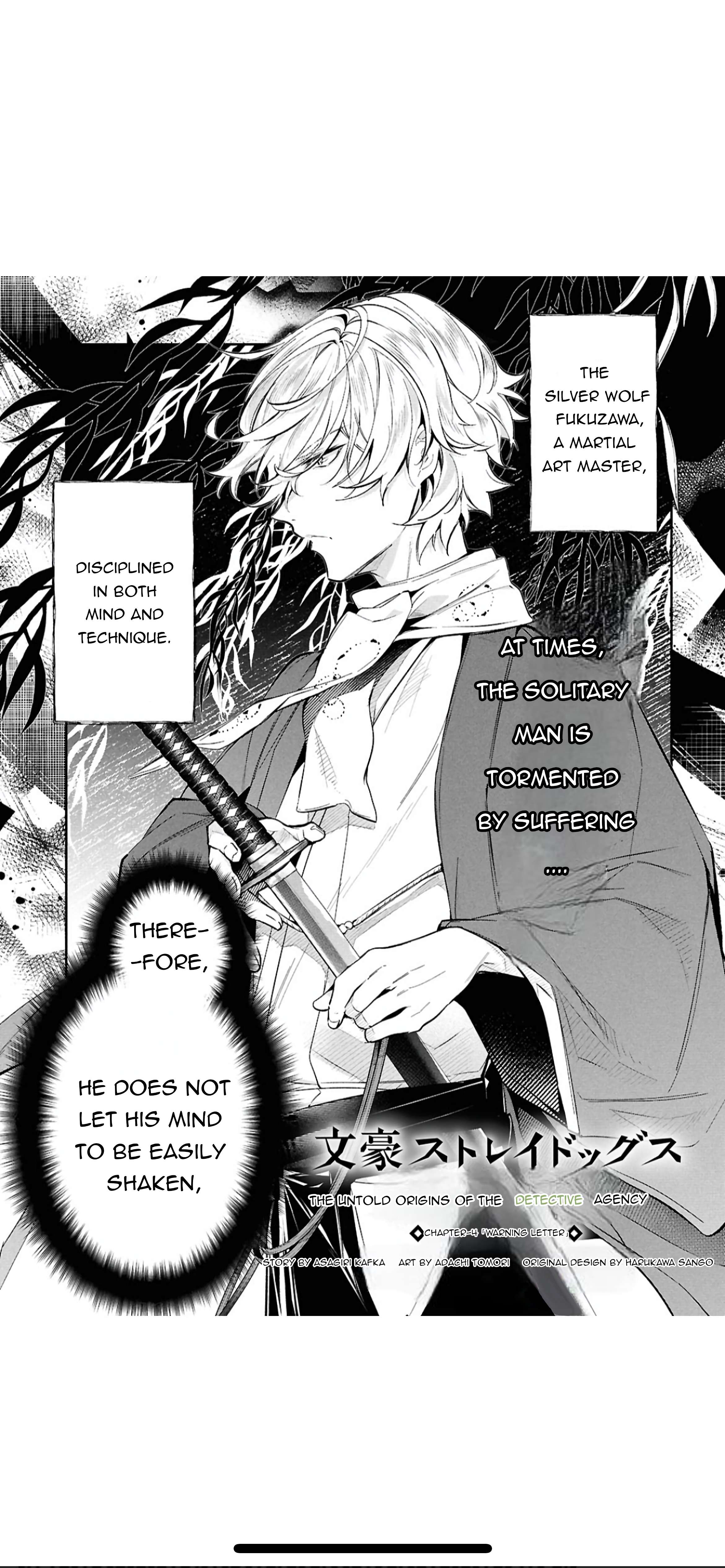 Bungou Stray Dogs: Tanteisha Setsuritsu Hiwa Chap 4 - Next Chap 5