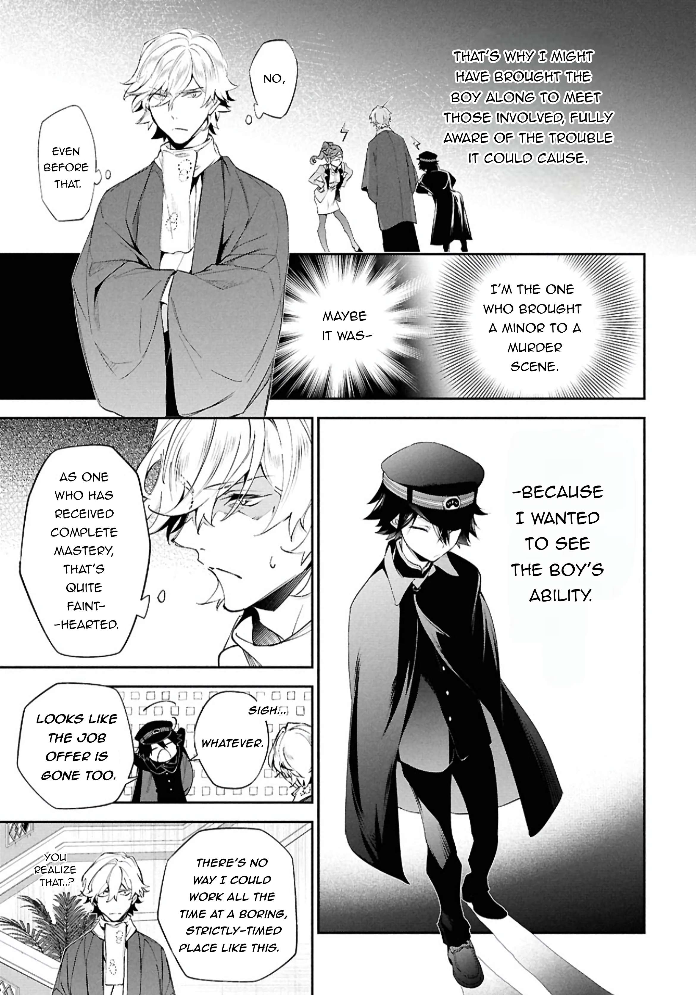 Bungou Stray Dogs: Tanteisha Setsuritsu Hiwa Chap 6 - Next Chap 7