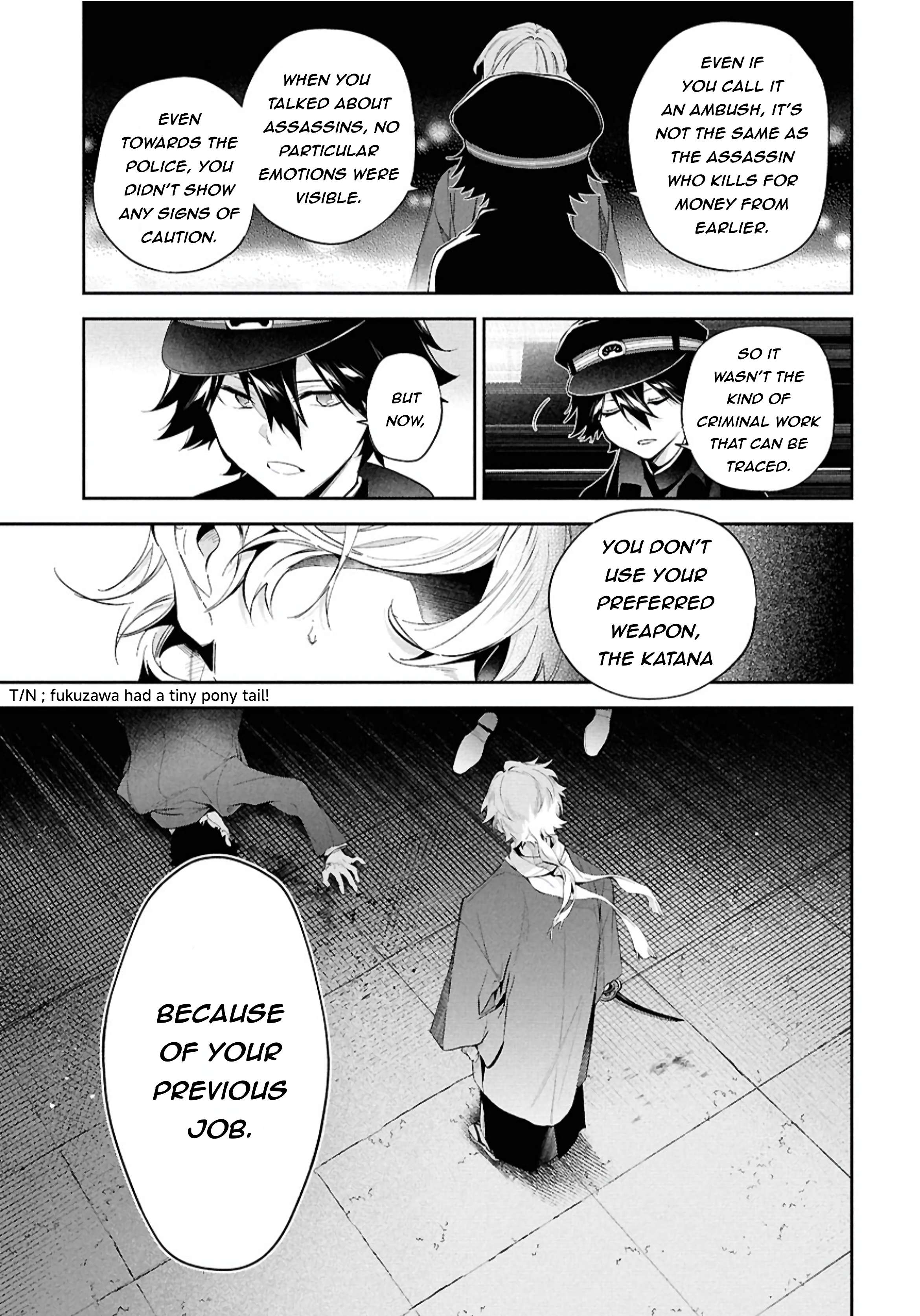 Bungou Stray Dogs: Tanteisha Setsuritsu Hiwa Chap 6 - Next Chap 7