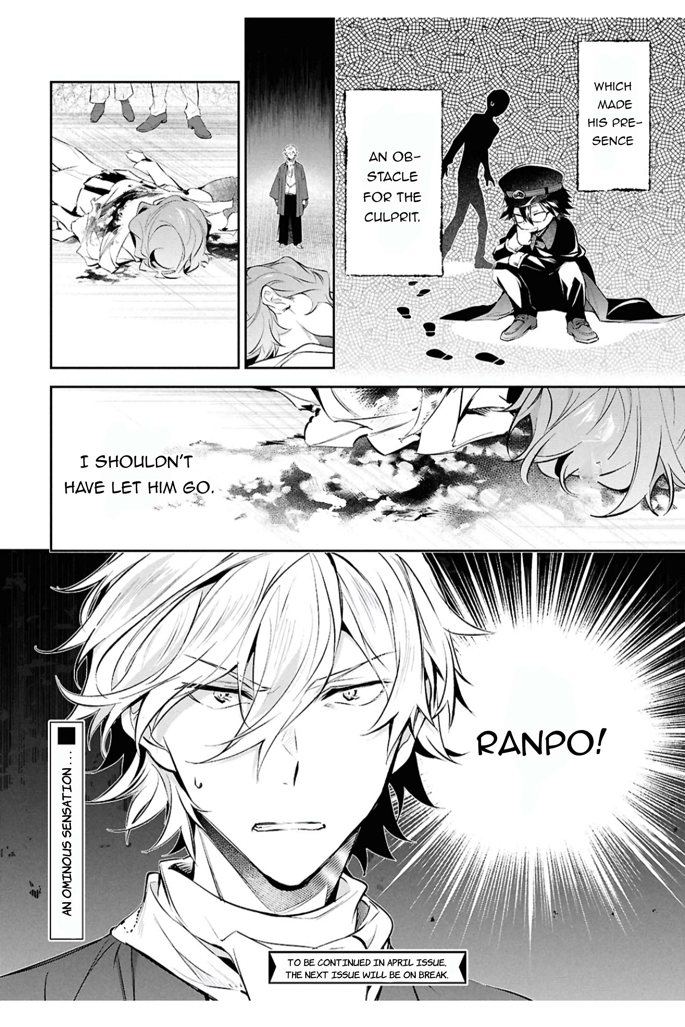 Bungou Stray Dogs: Tanteisha Setsuritsu Hiwa Chap 10 - Next Chap 11
