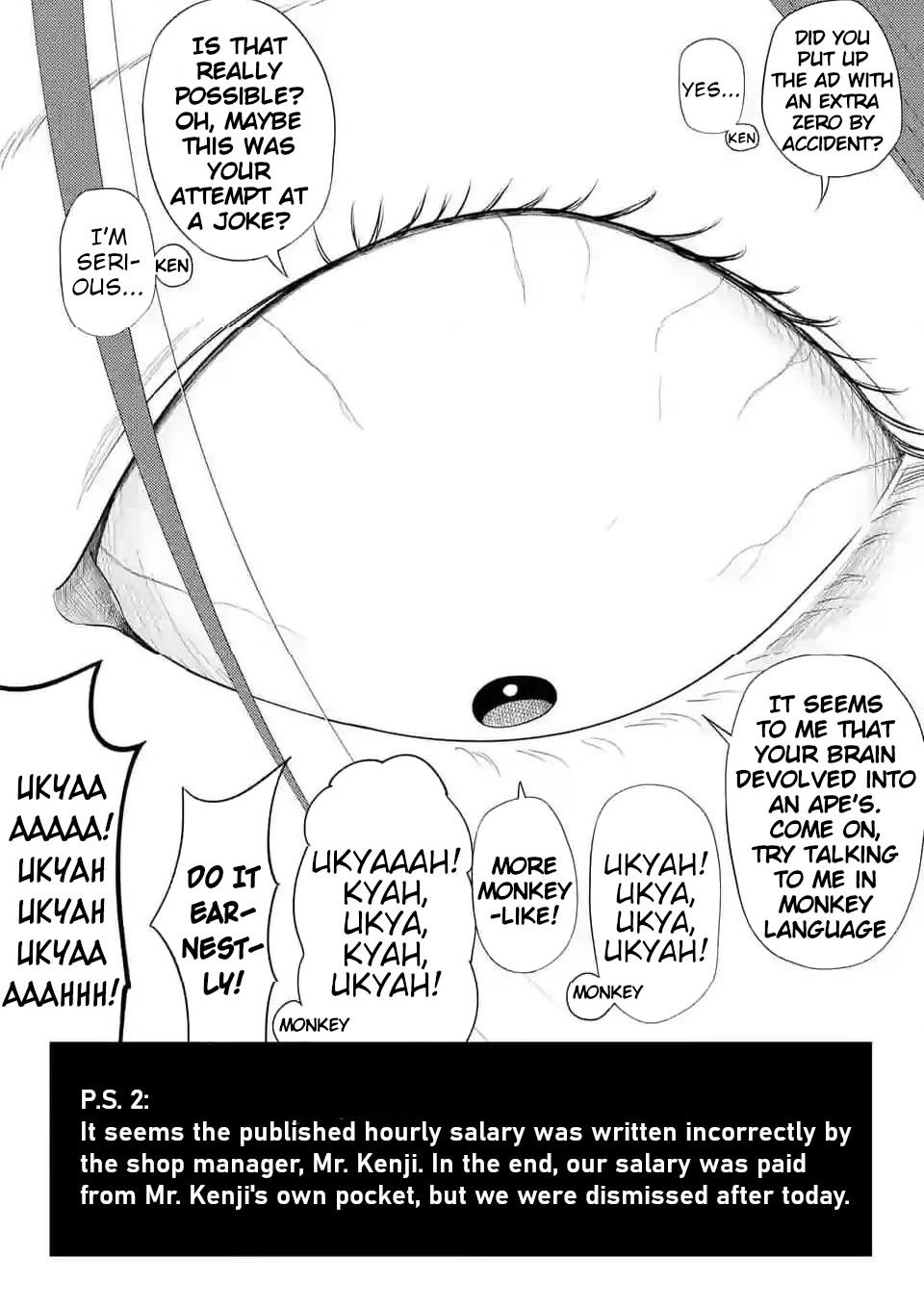 Ura Baito: Toubou Kinshi Chap 135 - Next Chap 136