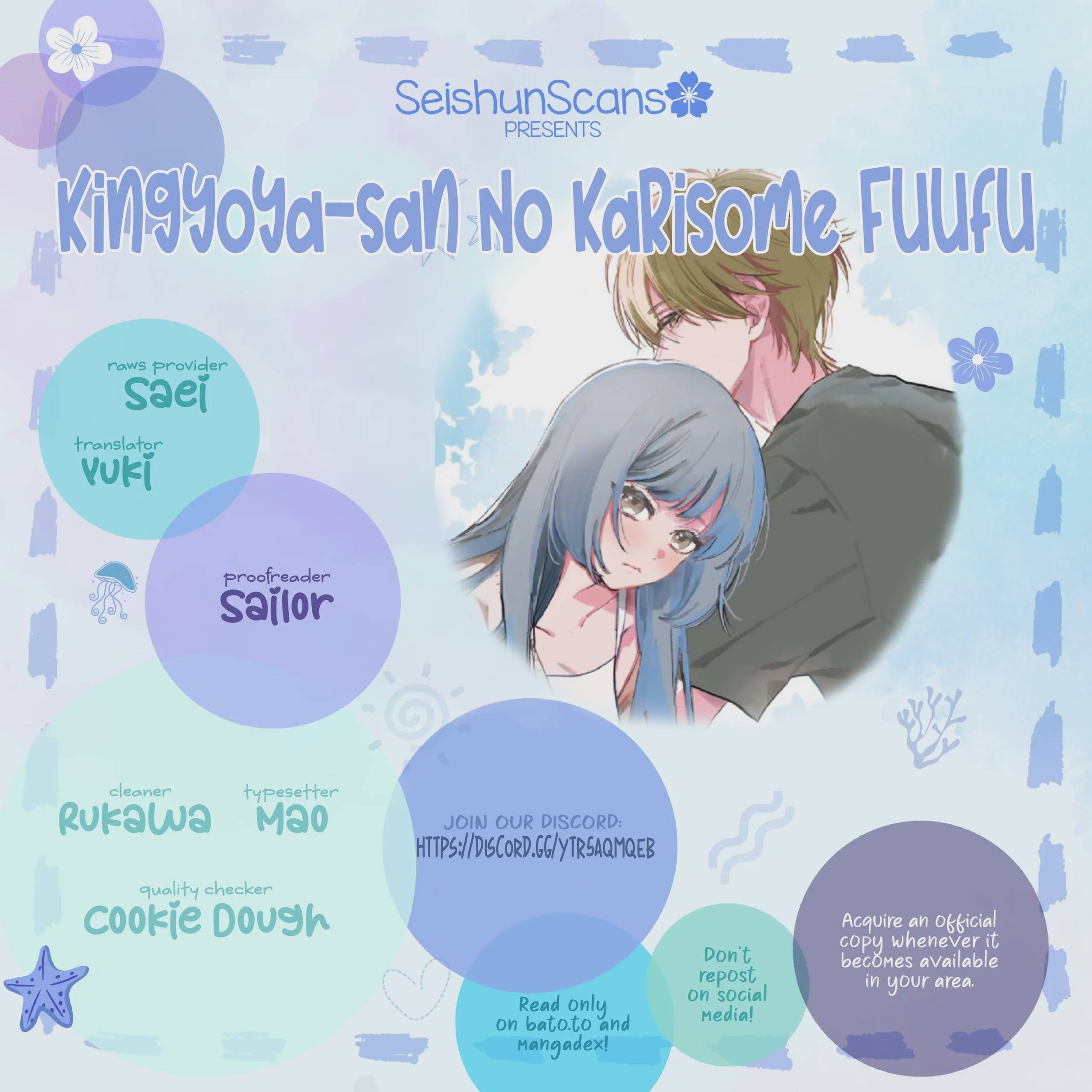 Kingyoya-san no Karisome Fuufu Chap 10 - Next Chap 11