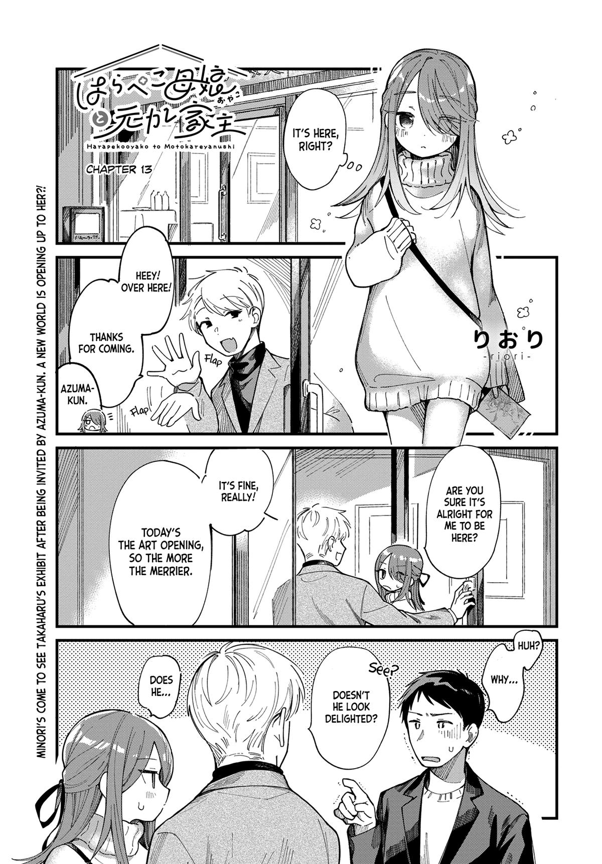 Harapeko Oyako to Motokare Yanushi Chap 13 - Next Chap 14