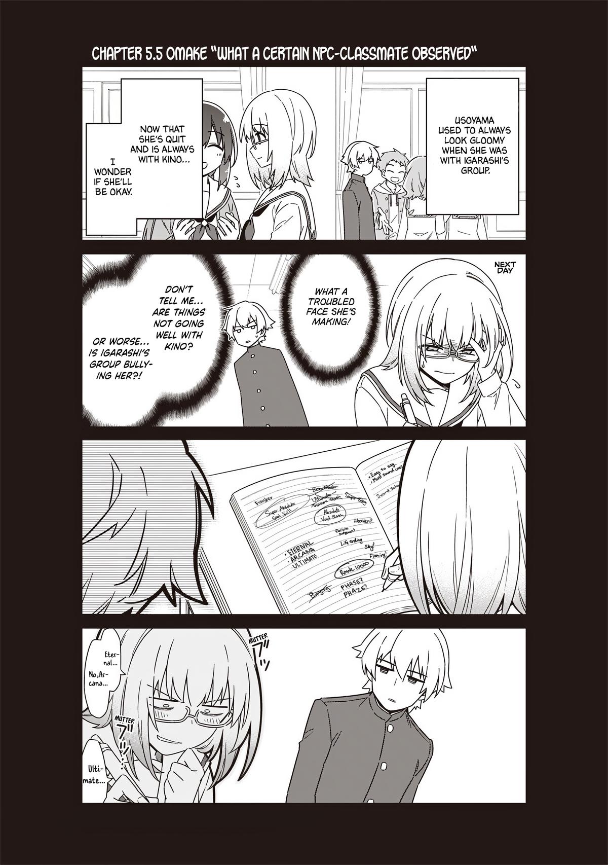 Toukyou KINOKO: Sekai Ranking 1-i no Komyu-ryoku Saijaku JK Chap 5.5 - Next Chap 6.5