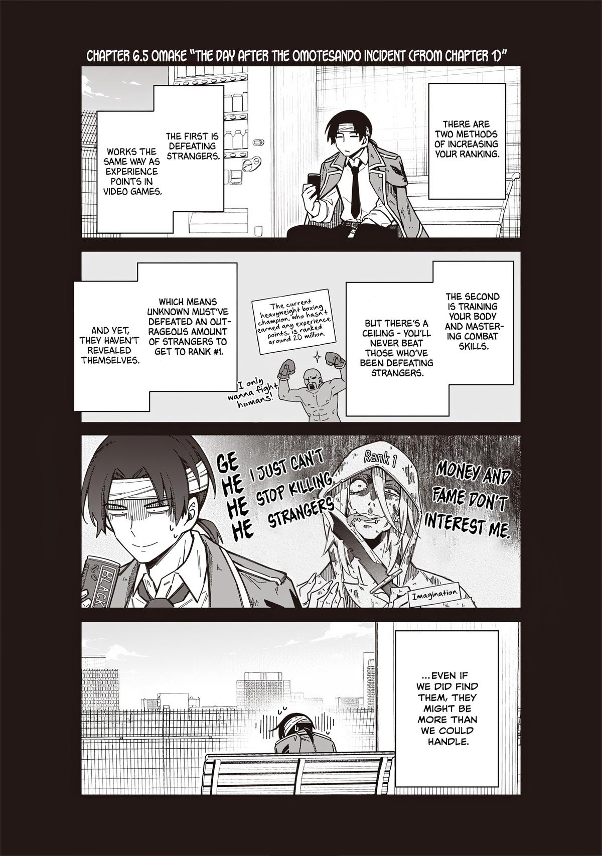 Toukyou KINOKO: Sekai Ranking 1-i no Komyu-ryoku Saijaku JK Chap 6.5 - Next Chap 7.5