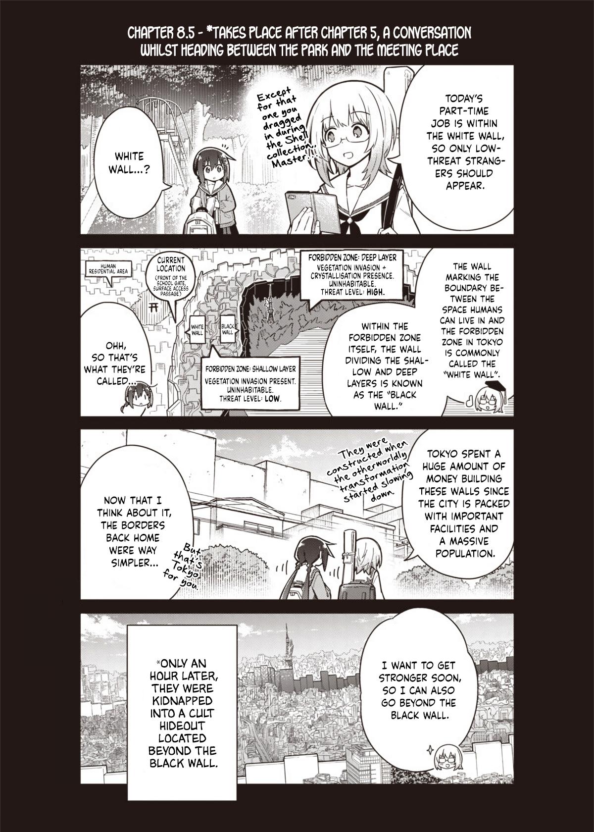 Toukyou KINOKO: Sekai Ranking 1-i no Komyu-ryoku Saijaku JK Chap 8.5 - Next Chap 9.5