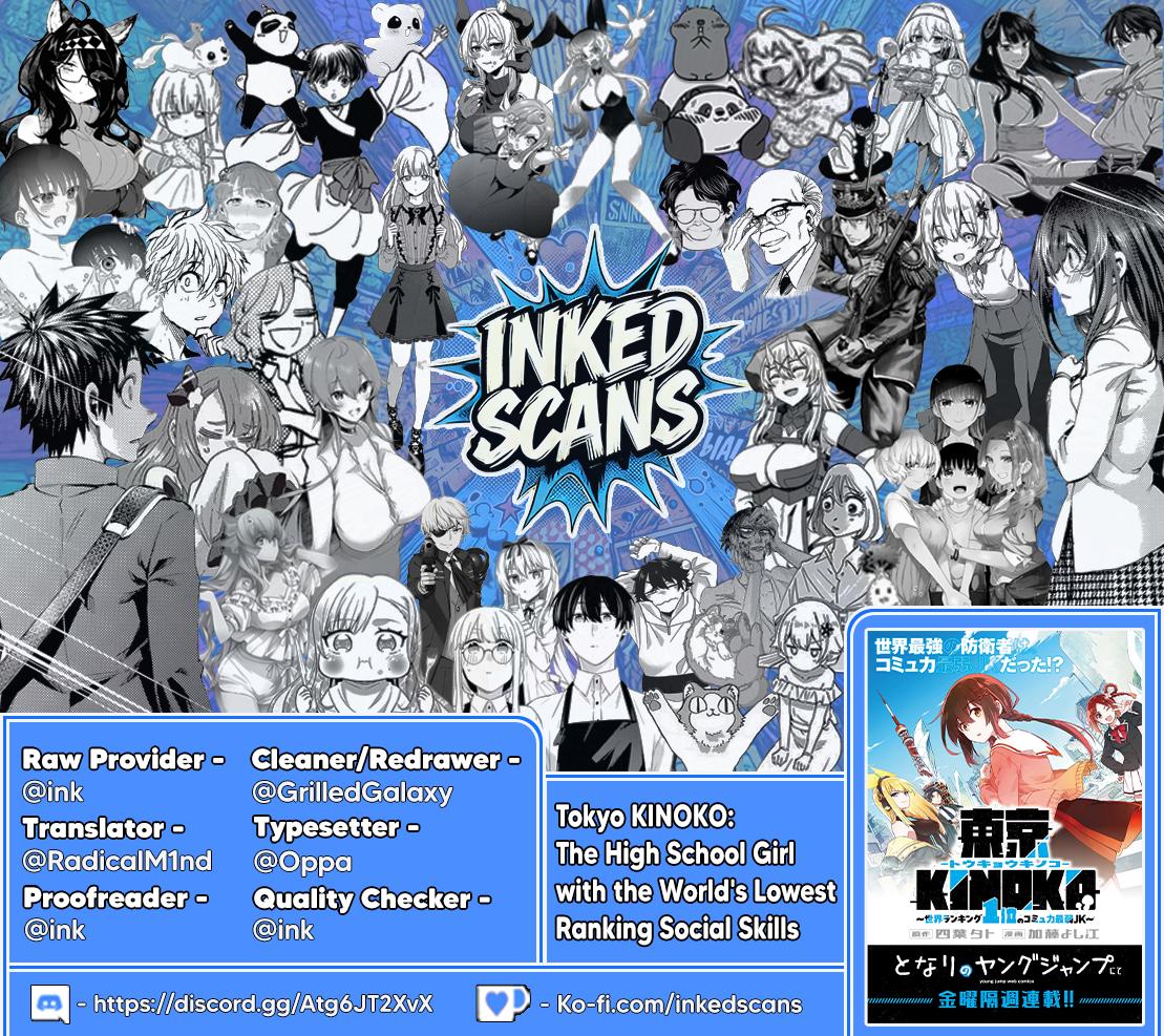 Toukyou KINOKO: Sekai Ranking 1-i no Komyu-ryoku Saijaku JK Chap 8.5 - Next Chap 9.5