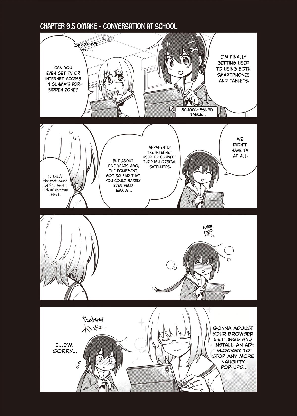 Toukyou KINOKO: Sekai Ranking 1-i no Komyu-ryoku Saijaku JK Chap 9.5 - Next Chap 10.5