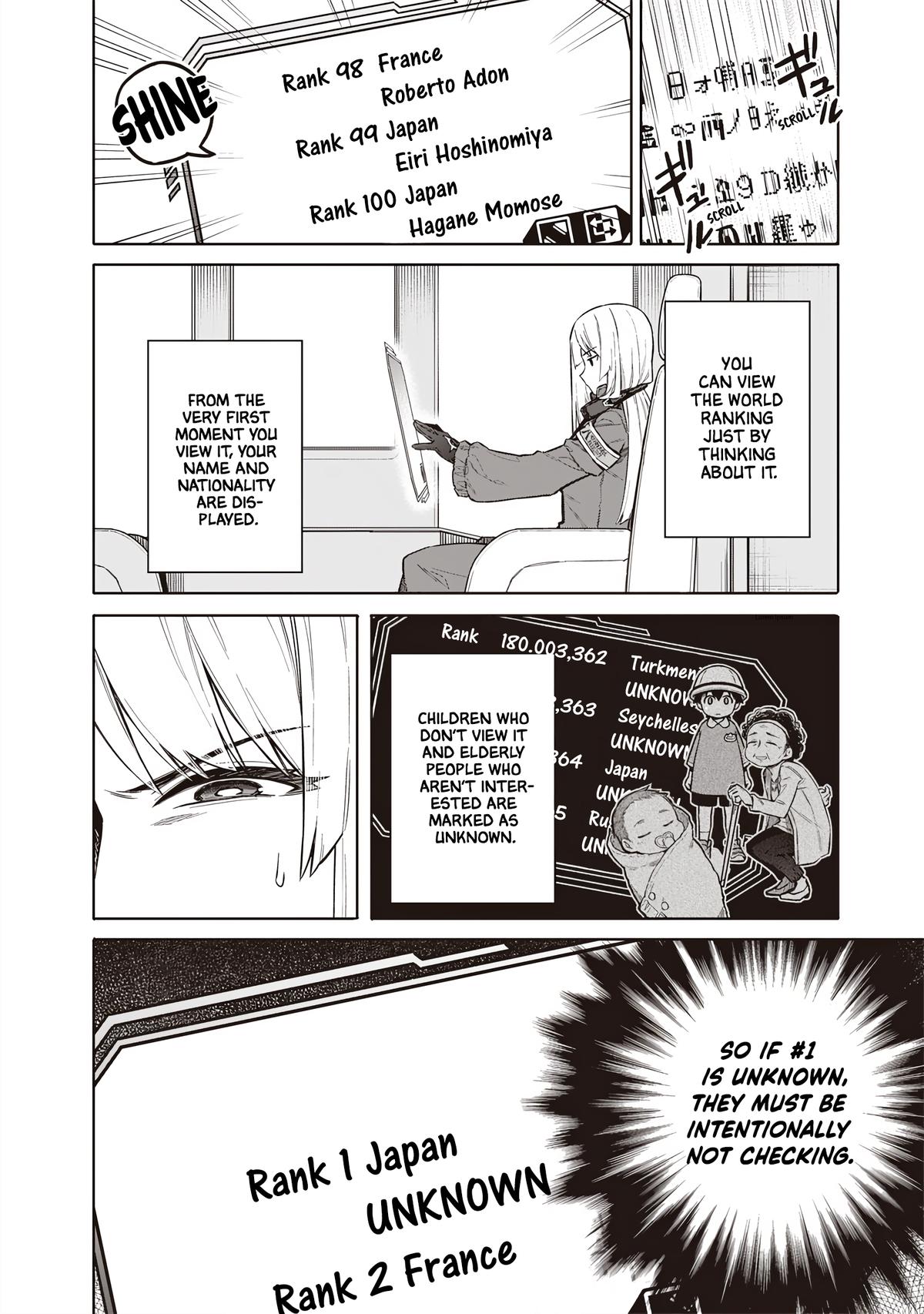 Toukyou KINOKO: Sekai Ranking 1-i no Komyu-ryoku Saijaku JK Chap 1 - Next Chap 2