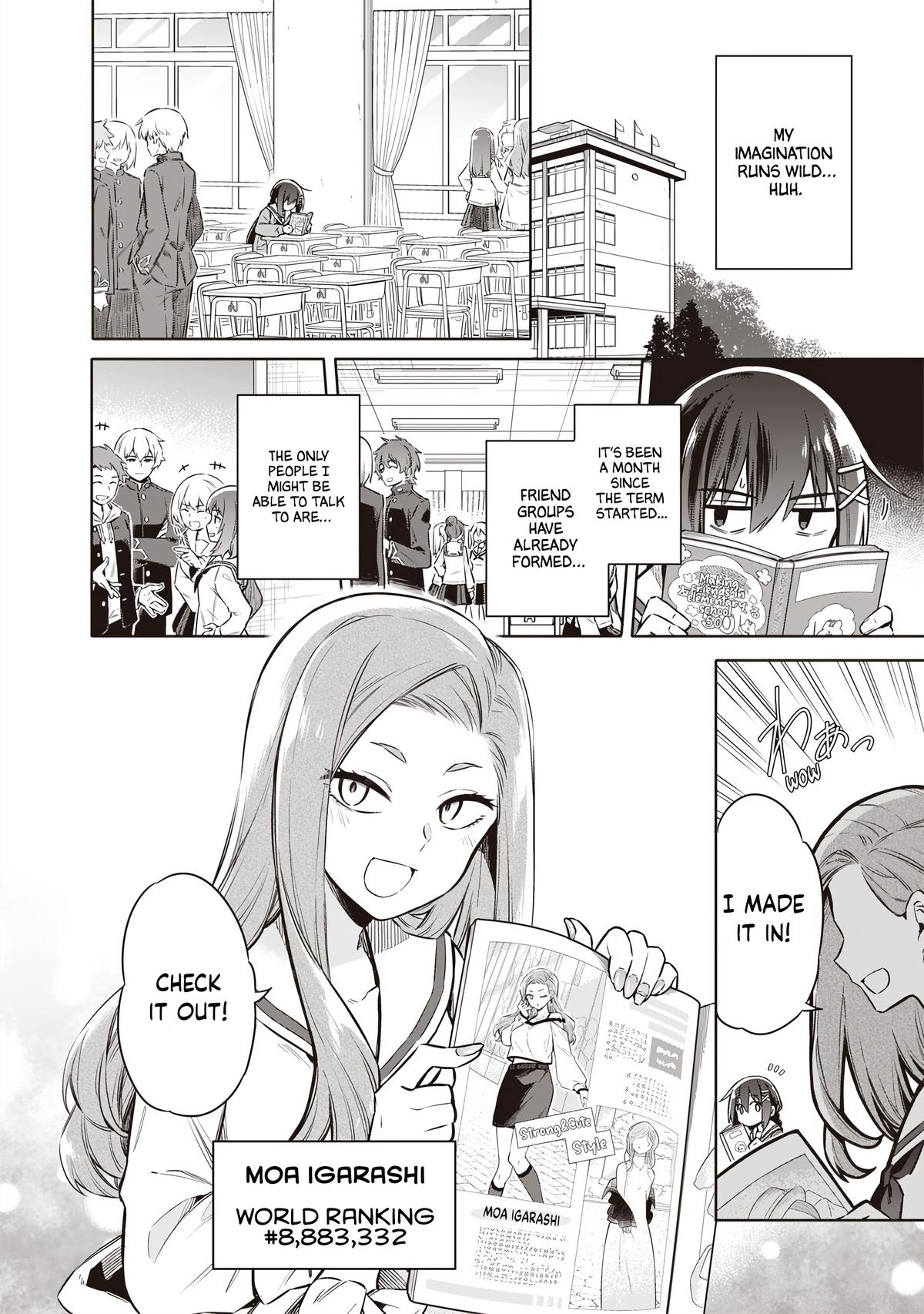 Toukyou KINOKO: Sekai Ranking 1-i no Komyu-ryoku Saijaku JK Chap 2 - Next Chap 3